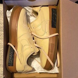 💛🤎Nike Air Force 1 Fontanka 🤎💛Women’s Size 10